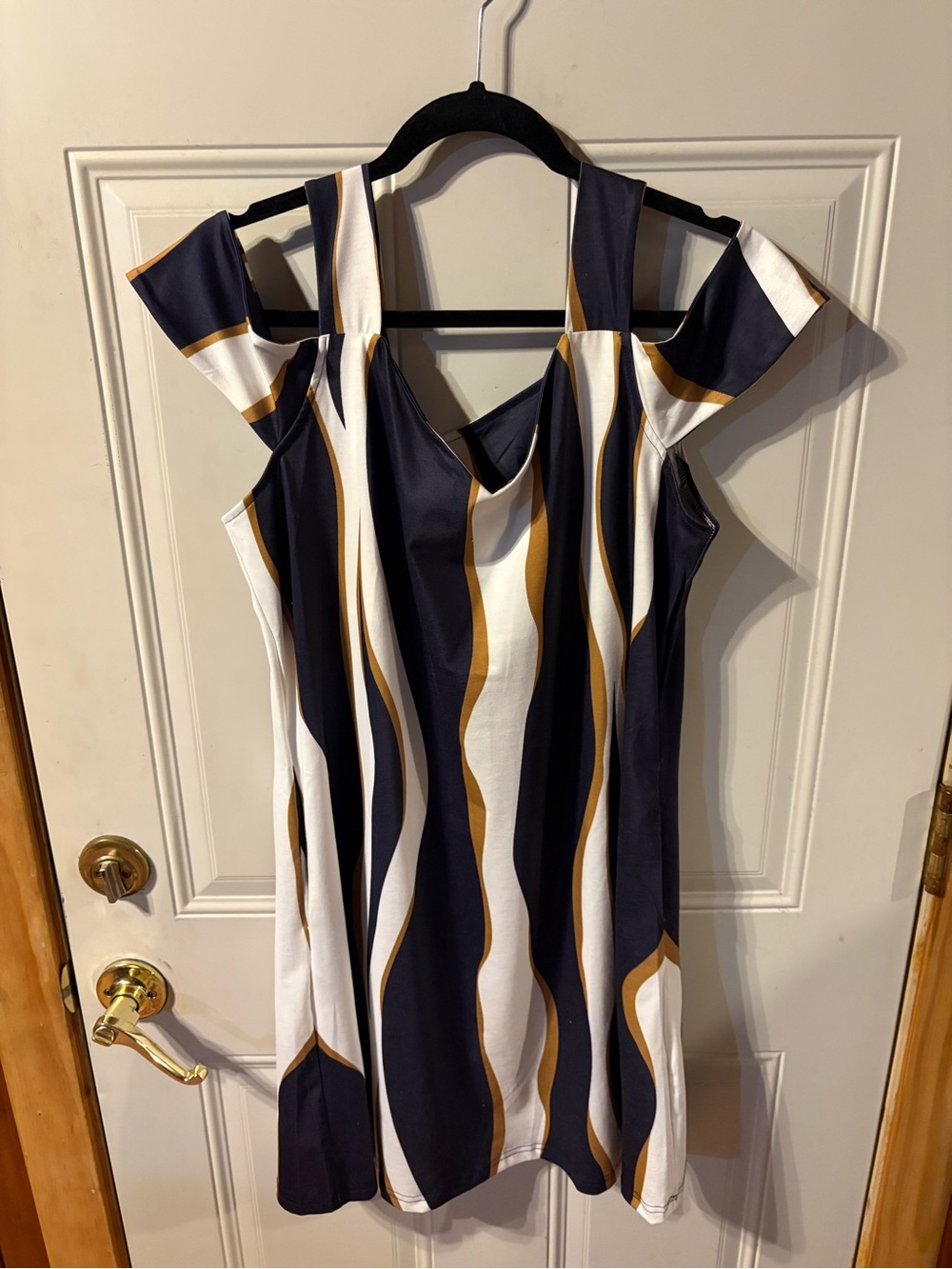 Cold Shoulder Dress With Pockets